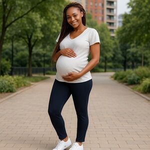 Liz Lange Women’s  Maternity Jegging XXL Dark Blue